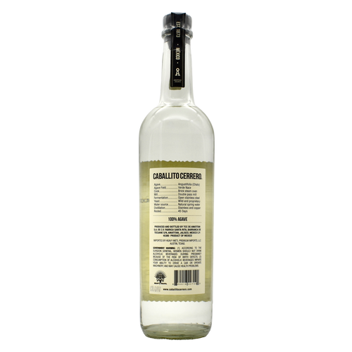 Caballito Cerrero Chato Blanco Destilado De Agave