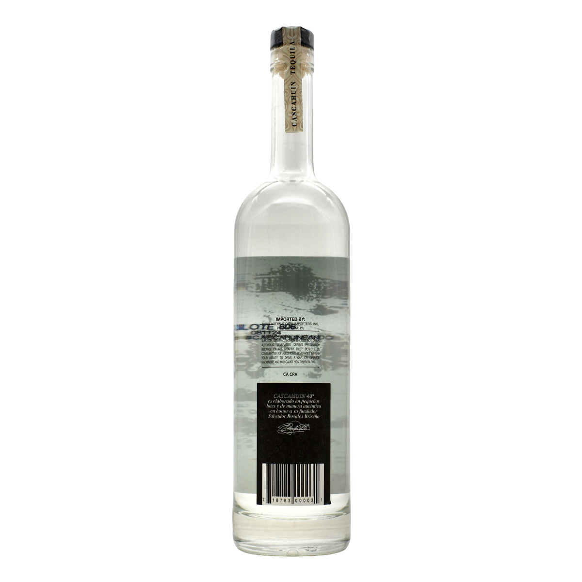 Cascahuin Tequila Plata 48