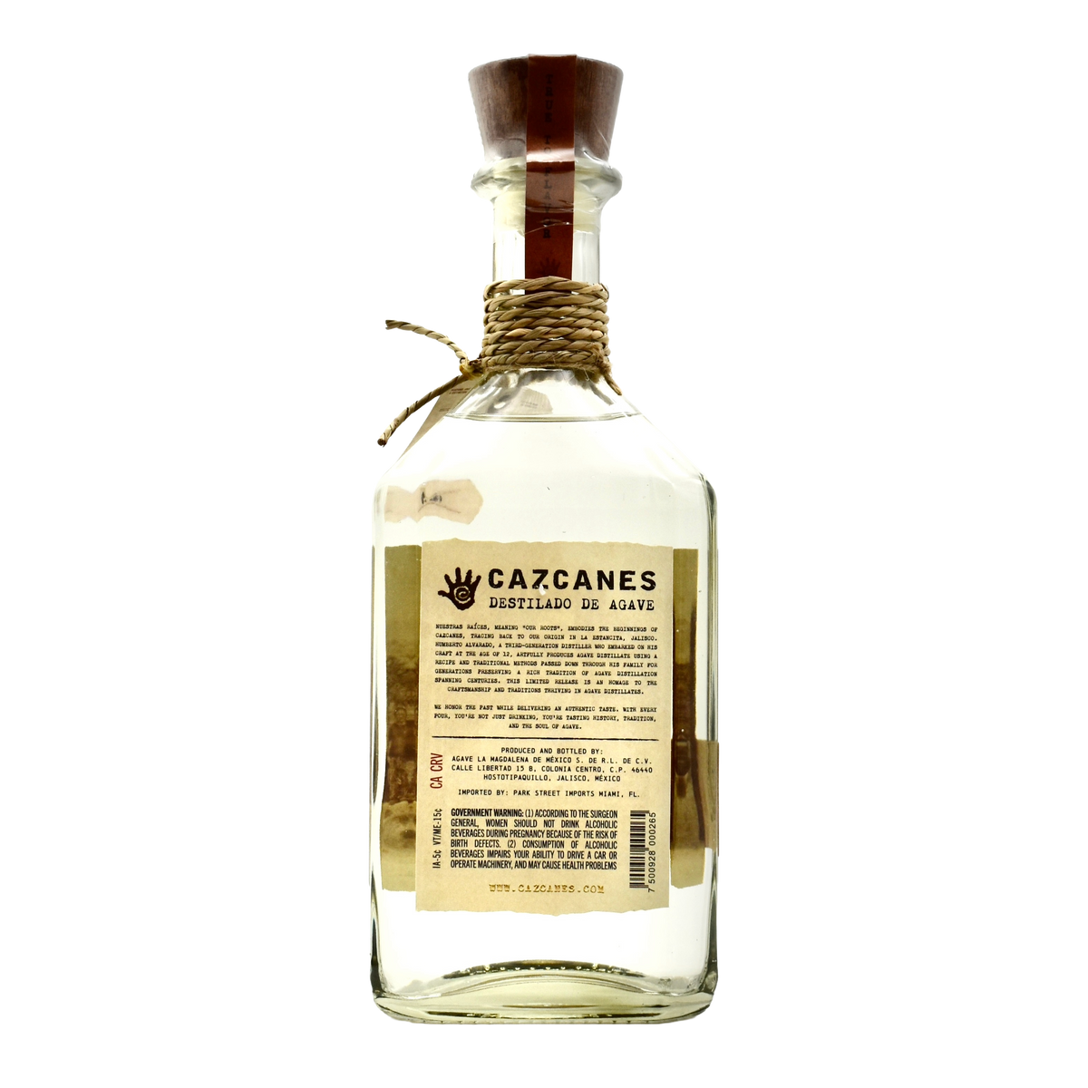 Cazcanes Tequila Nuestras Raices
