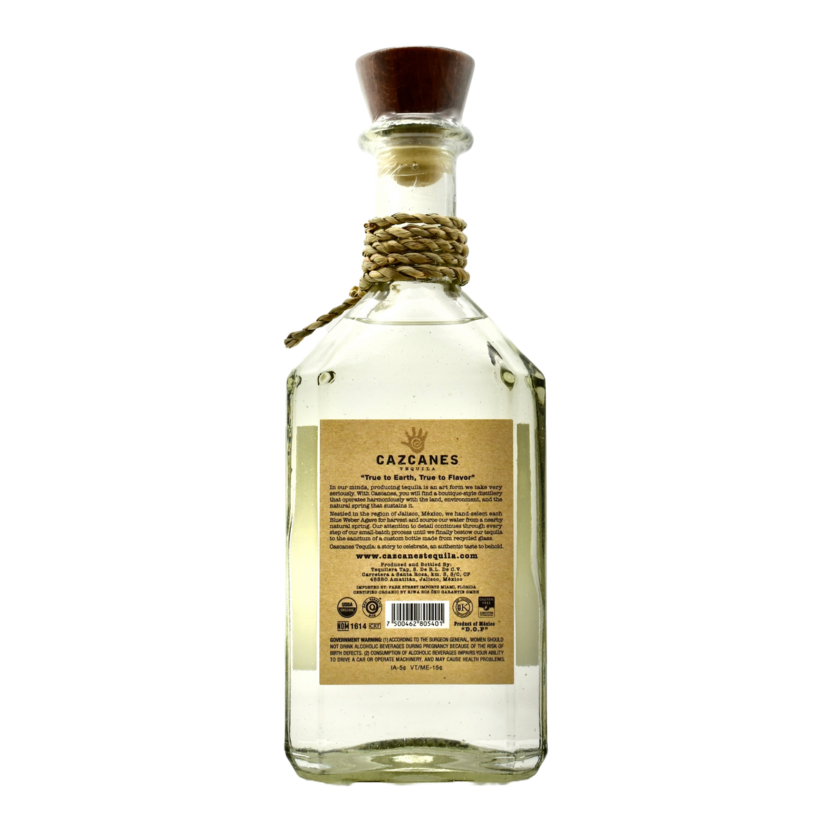 Cazcanes Tequila Blanco No. 7