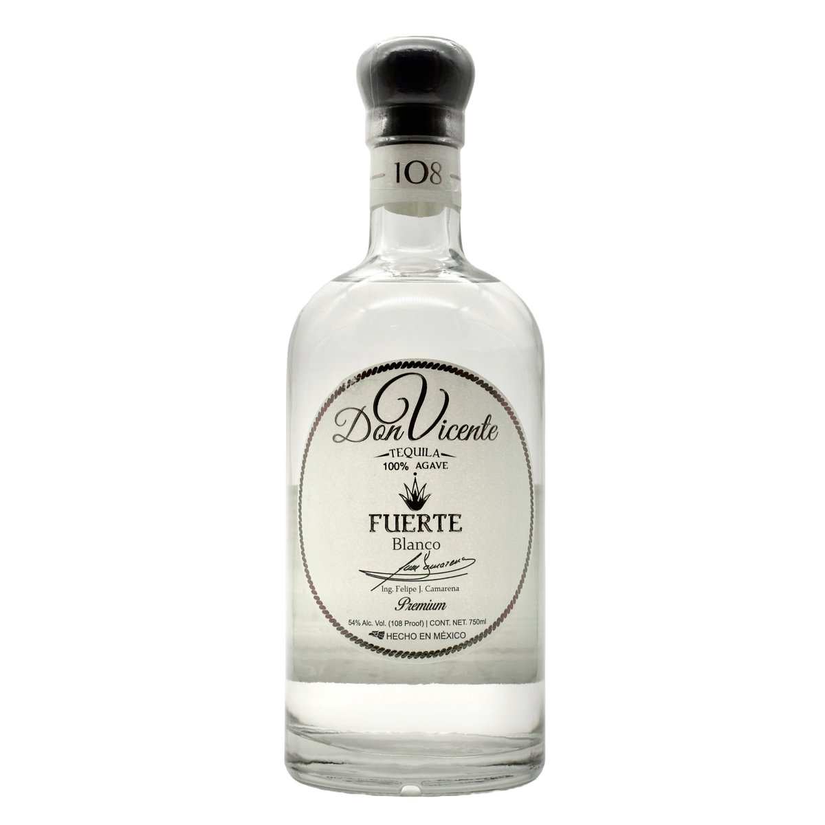 Don Vicente Tequila Fuerte Blanco