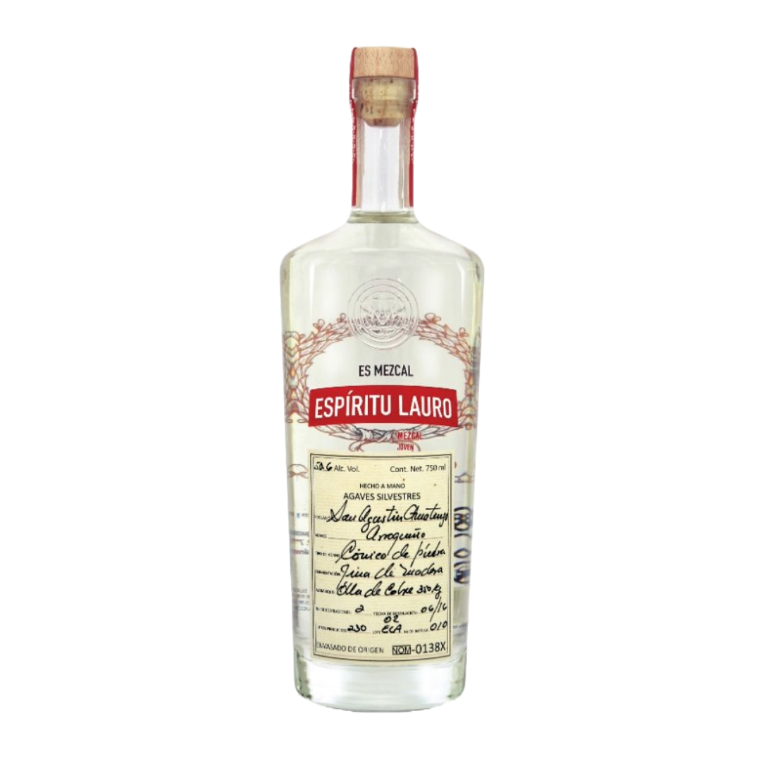 Espiritu Lauro Agaves Silvestres Arroqueno Mezcal