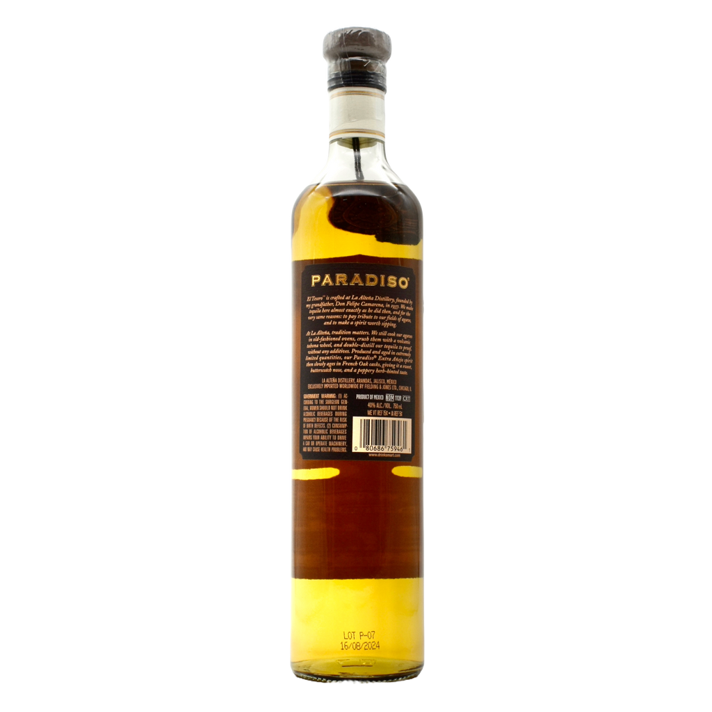 El Tesoro Tequila Paradiso Extra Anejo