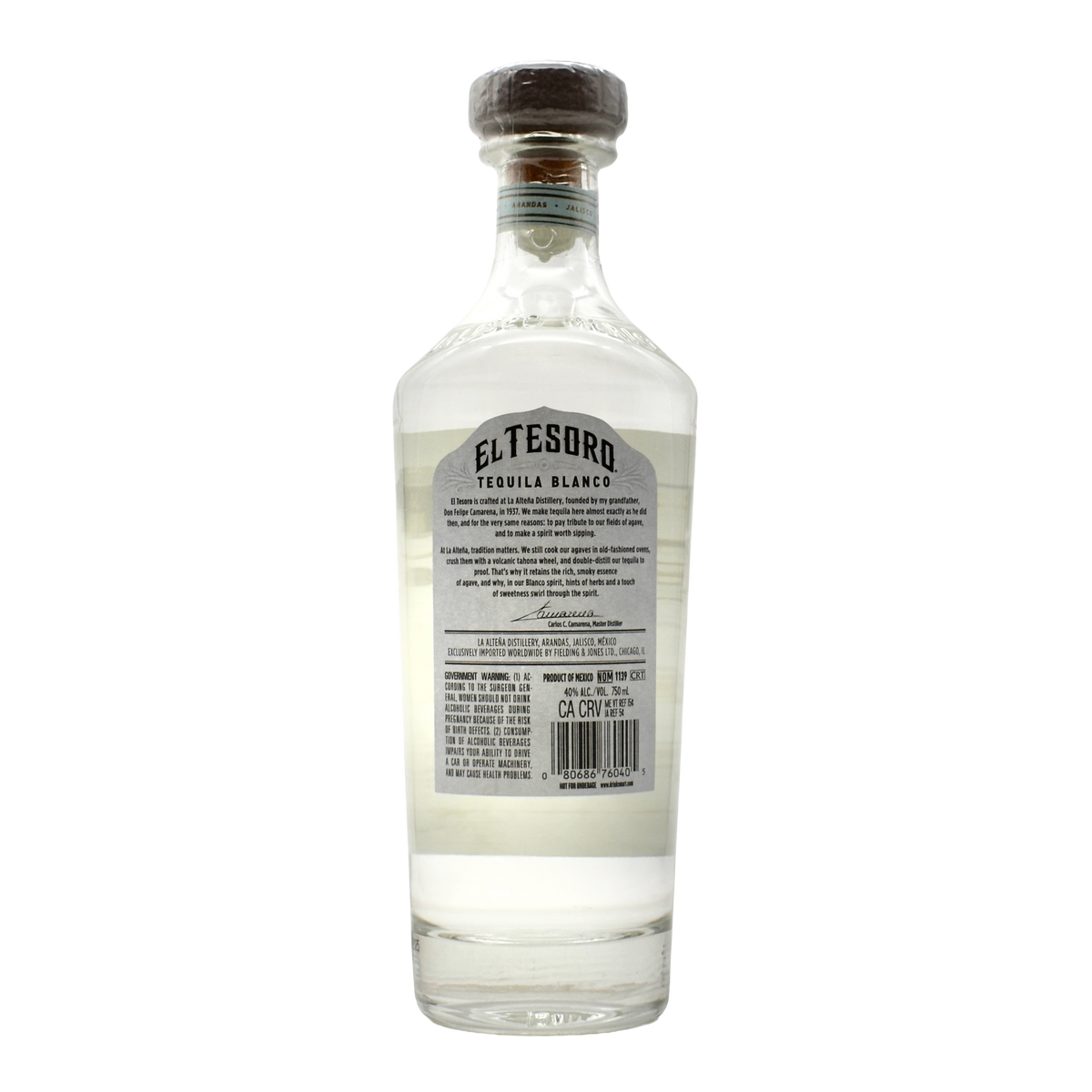 El Tesoro Tequila Blanco