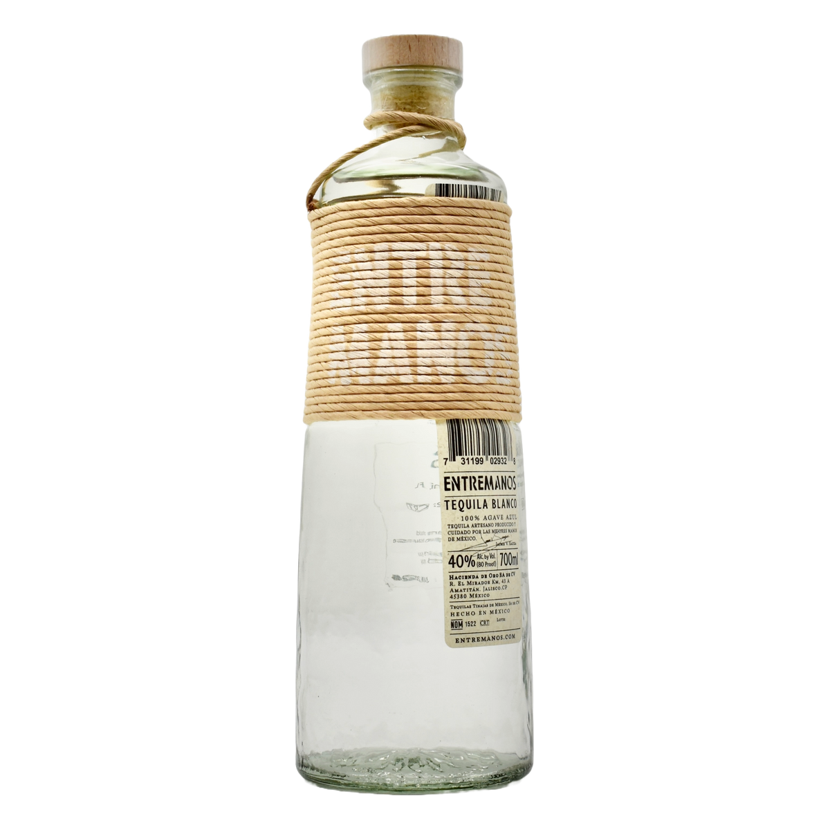 Entre Manos Tequila Blanco