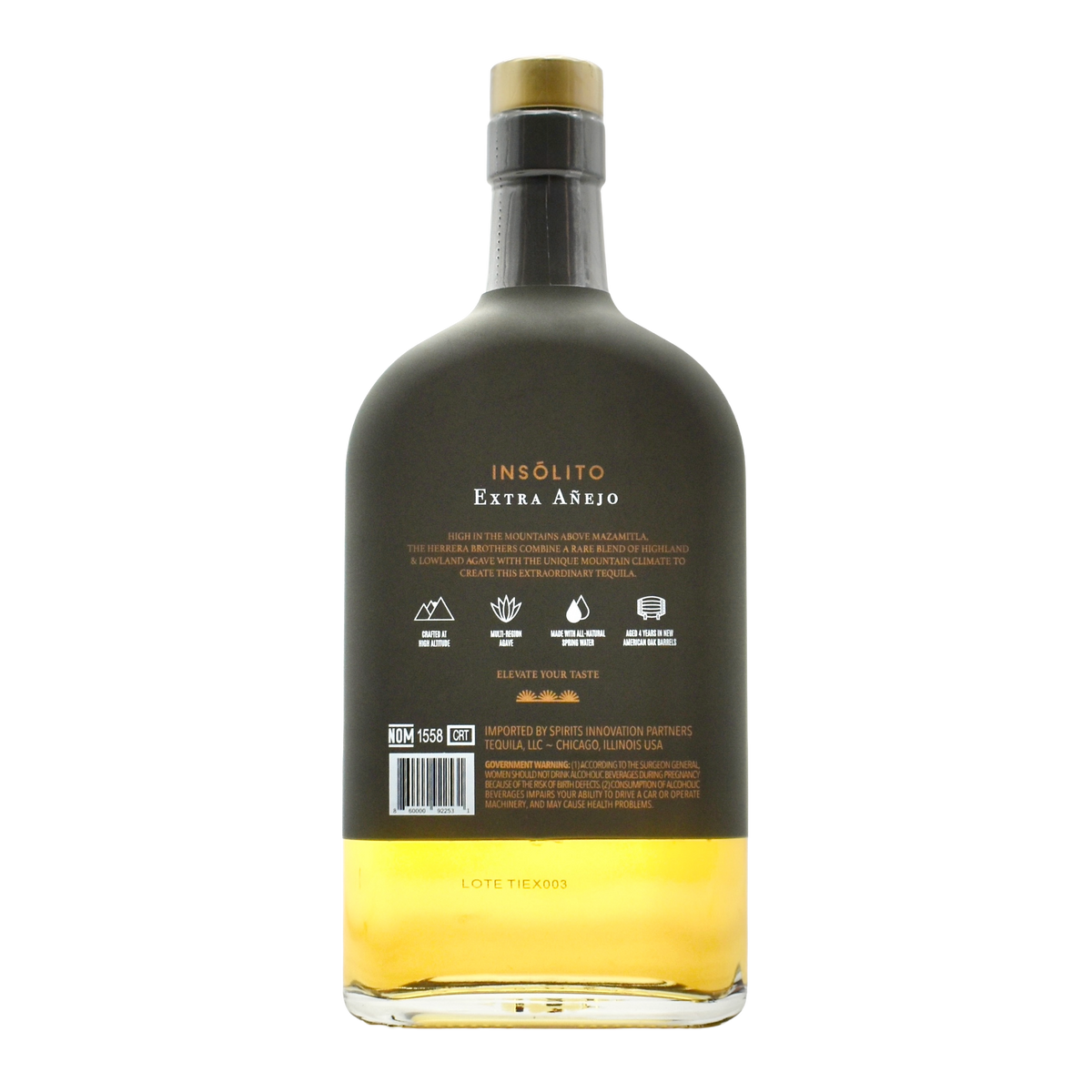 Insolito Tequila Extra Anejo