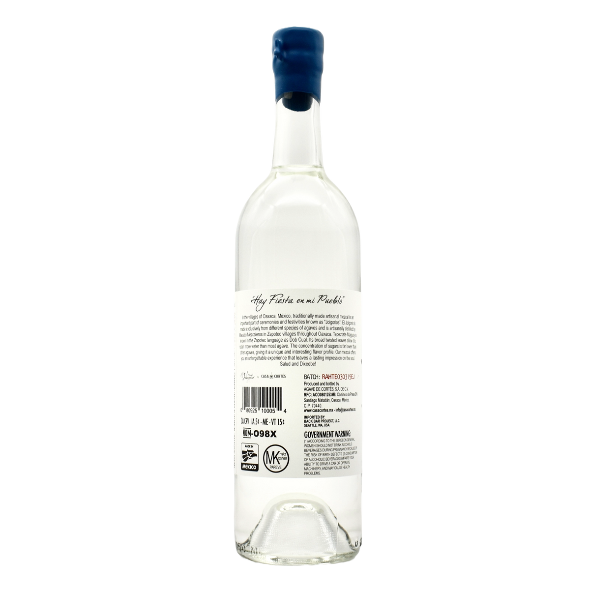 El Jolgorio Tepeztate Mezcal