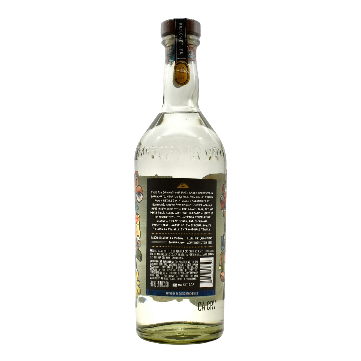 Lagrimas Tequila Plata Benchetler No. 2