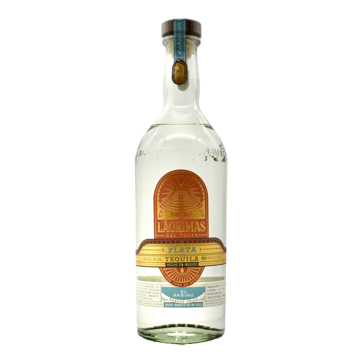 Lagrimas Tequila Plata El Sabino