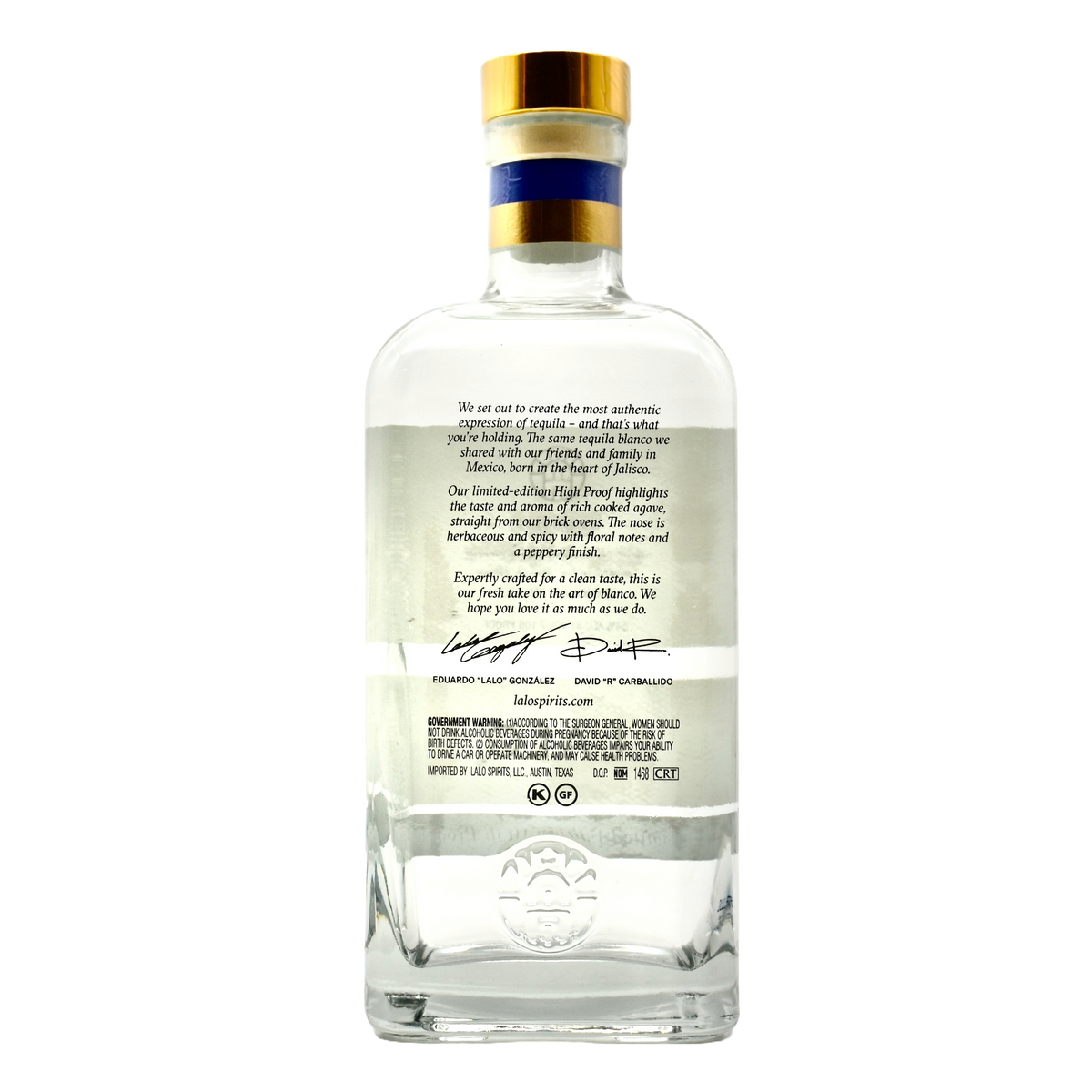 Lalo Tequila High Proof Blanco