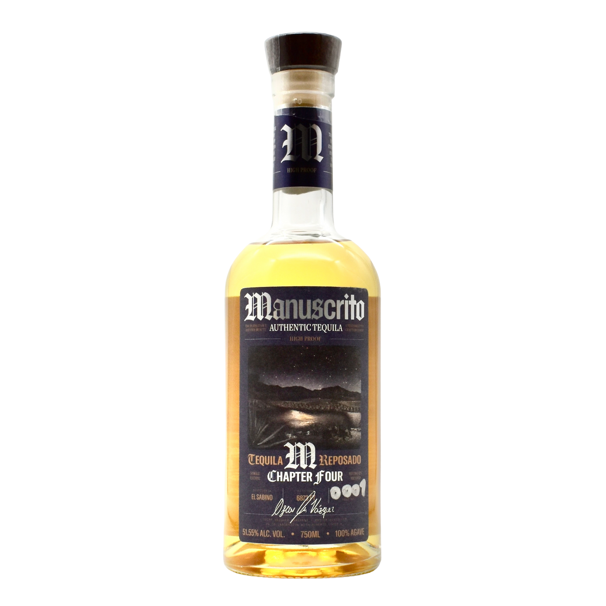 Manuscrito Tequila Reposado High Proof Chapter 4