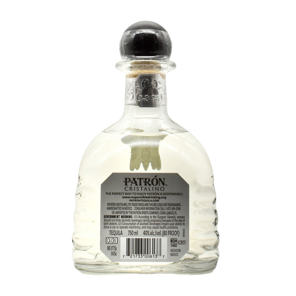 Patron Tequila Anejo Cristalino