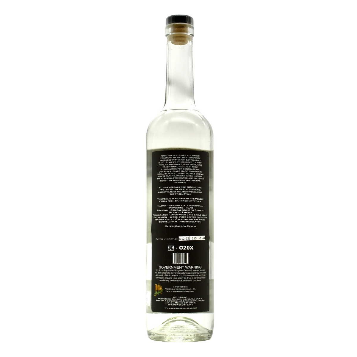Qqrq Mezcal Destilado Con Cacao