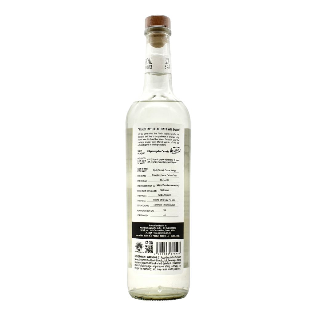 Real Minero Espadin Largo Mezcal