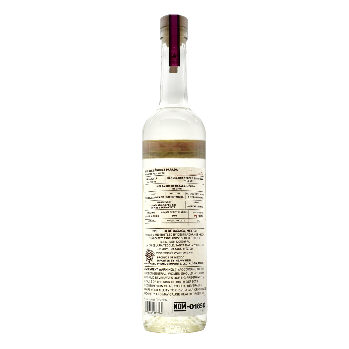 Rey Campero Mezcal Tepextate