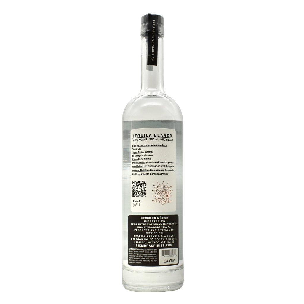 Siembra Alteno Blanco Tequila