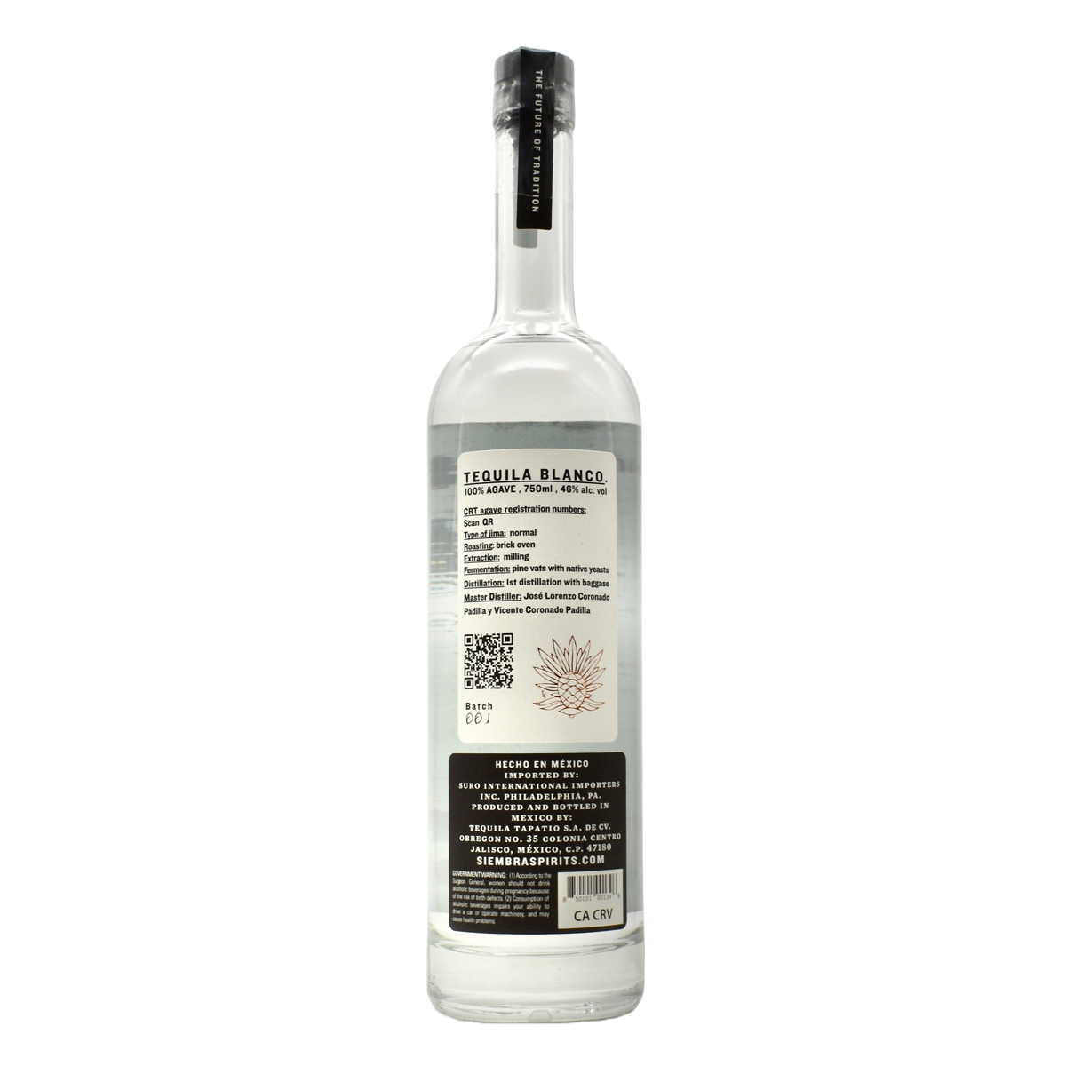 Siembra Alteno Blanco Tequila