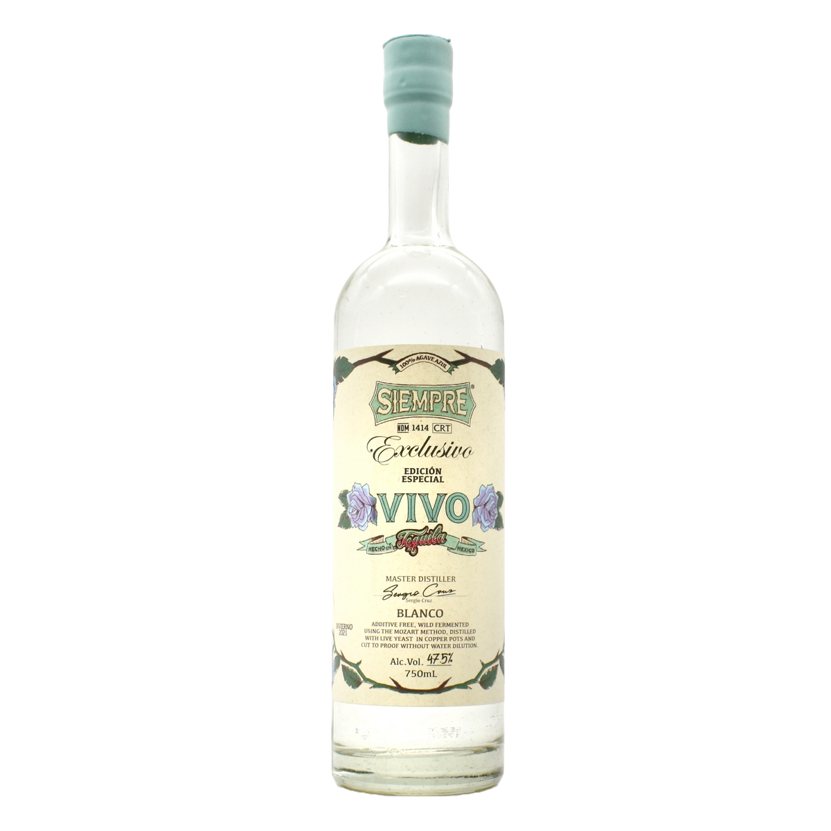 Siempre Exclusivo Vivo Blanco Tequila
