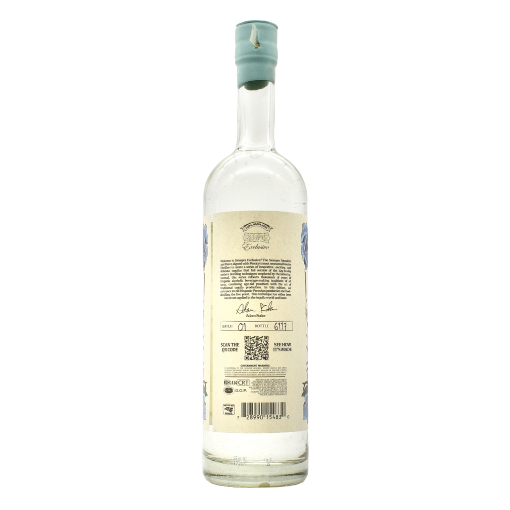 Siempre Exclusivo Vivo Blanco Tequila
