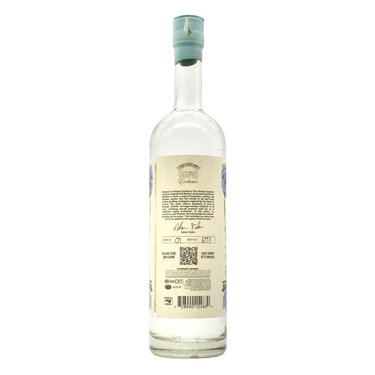 Siempre Exclusivo Vivo Blanco Tequila