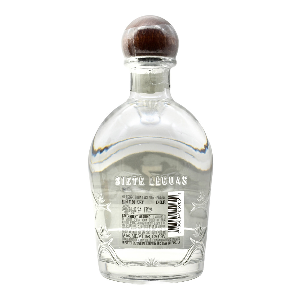 Siete Leguas Tequila Blanco Still Strength 47