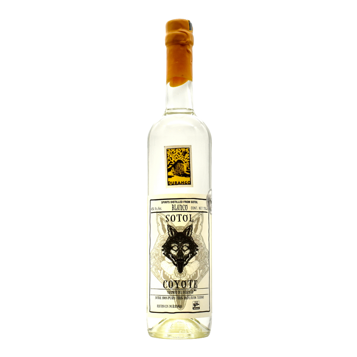 Sotol Coyote Durango Yellow Label