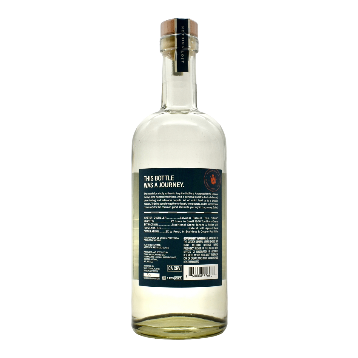 Wild Common Tequila Still Strength Blanco