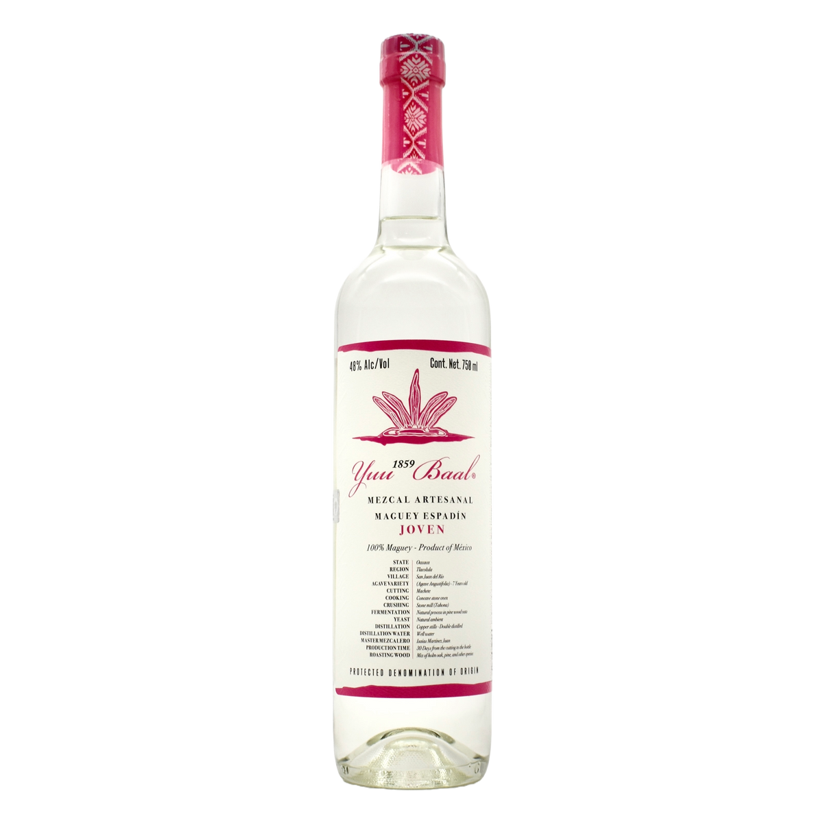 Yuu Baal Joven Espadin Mezcal