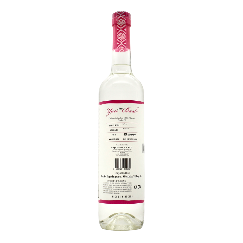 Yuu Baal Joven Espadin Mezcal