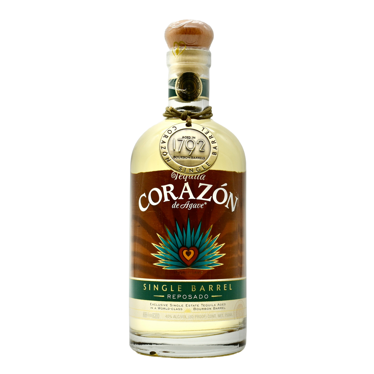 Corazon Tequila Single Barrel Reposado 1792 Bourbon
