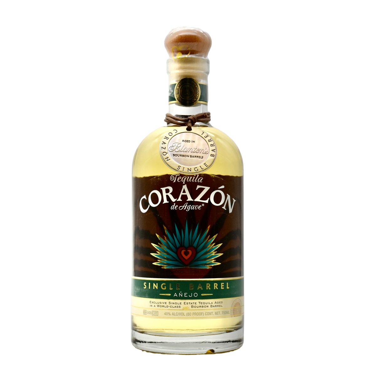 Corazon Tequila Single Barrel Anejo Blanton's